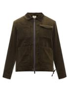 Oliver Spencer - Hayling Faux-shearling And Cotton-corduroy Jacket - Mens - Green