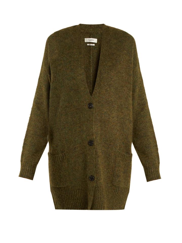 Isabel Marant Étoile Daxton Oversized V-neck Knit Cardigan