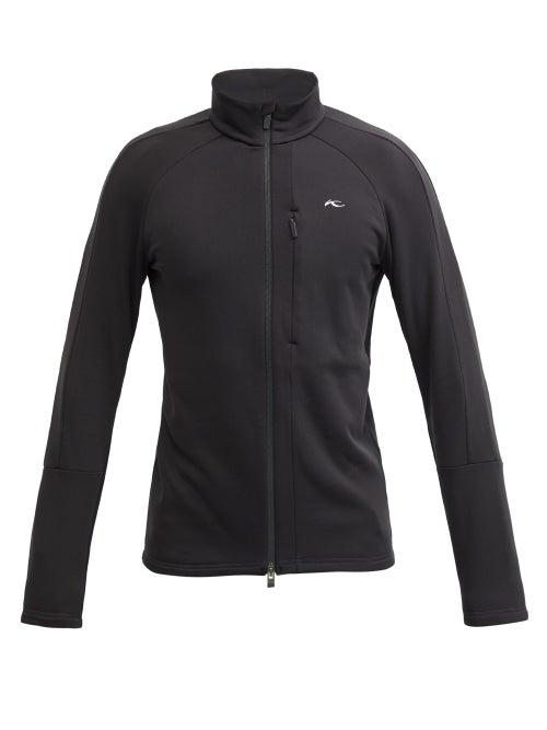 Matchesfashion.com Kjus - Formula Zipped Thermal-jersey Midlayer Top - Mens - Black