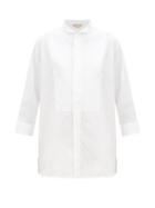 Matchesfashion.com Marni - Oversized Cotton-poplin Tuxedo Shirt - Womens - White