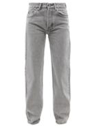 Ladies Rtw Raey - Opa Organic-cotton Baggy Boyfriend Jeans - Womens - Light Grey