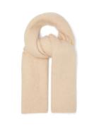 Totme - Logo-label Alpaca-blend Scarf - Womens - Cream