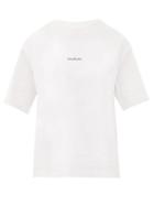 Matchesfashion.com Acne Studios - Logo-print Cotton-jersey T-shirt - Womens - White