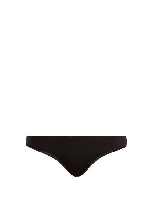 Matchesfashion.com Dos Gardenias - Reel Wild Low Rise Bikini Briefs - Womens - Black