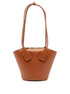 Matchesfashion.com Bottega Veneta - Basket Small Leather Tote Bag - Womens - Tan