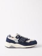 New Balance - Mt580 Suede And Mesh Trainers - Mens - Blue White