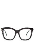 Matchesfashion.com Meeyye - Moyo Tortoiseshell Glasses - Womens - Grey Multi