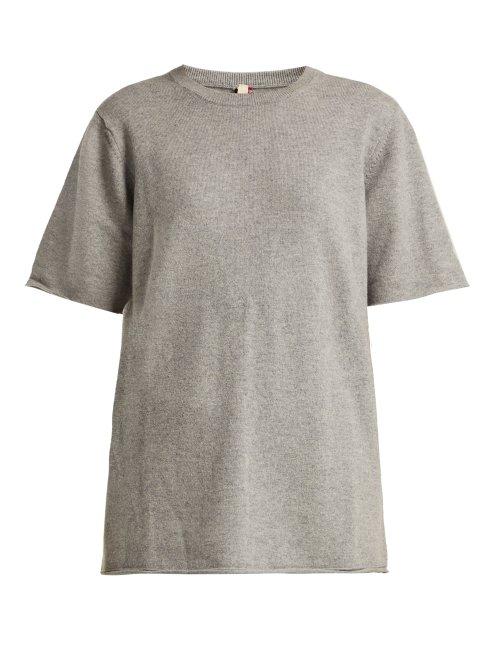 Matchesfashion.com Extreme Cashmere - No. 64 Cashmere Blend T Shirt - Womens - Grey