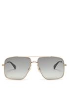 Matchesfashion.com Givenchy - Gv 7119/s Aviator Metal Sunglasses - Mens - Gold