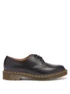 Matchesfashion.com Comme Des Garons Comme Des Garons - X Dr Martens 1461 Leather Derby Shoes - Womens - Black