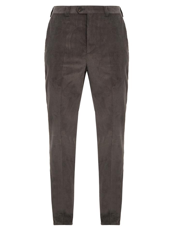 Brunello Cucinelli Mid-rise Straight-leg Cotton-corduroy Trousers