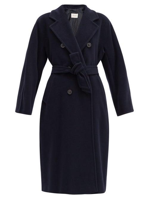Ladies Rtw Max Mara - Madame Coat - Womens - Navy