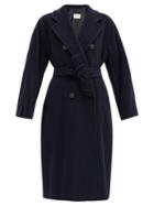Ladies Rtw Max Mara - Madame Coat - Womens - Navy