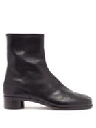 Matchesfashion.com Maison Margiela - Tabi Split-toe Leather Ankle Boots - Mens - Black