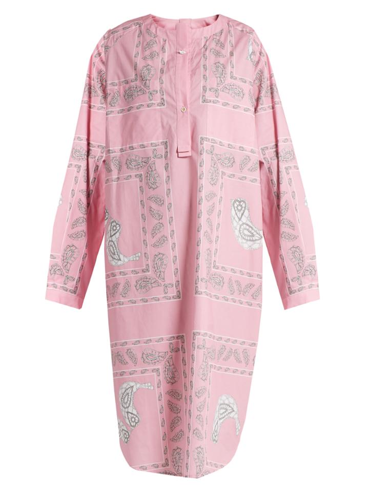 Natasha Zinko Geometric Paisley-print Cotton Shirtdress