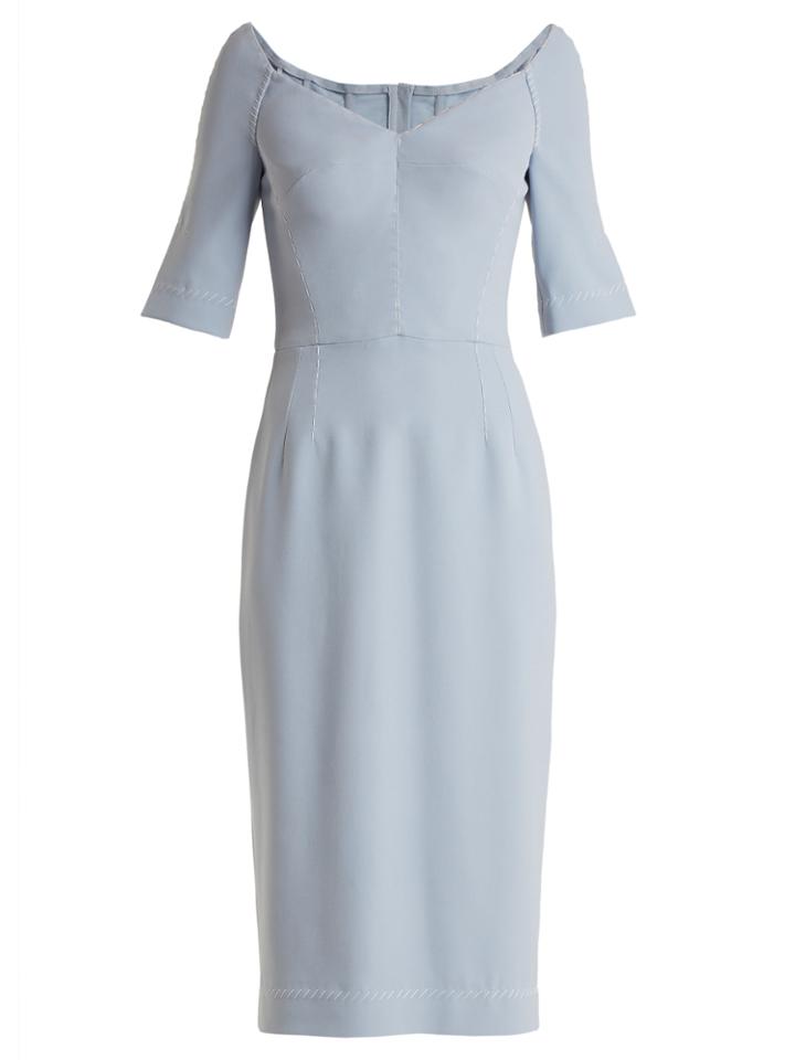 Dolce & Gabbana Structured Stretch-crepe Midi Dress