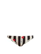Matchesfashion.com Solid & Striped - The Elle Cherry Print Bikini Briefs - Womens - Black Multi