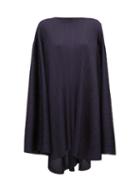 Matchesfashion.com Pleats Please Issey Miyake - Sleeveless Oversized Pleated Dress - Womens - Navy