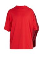 Matchesfashion.com Y/project - Double Layered Cotton T Shirt - Mens - Red