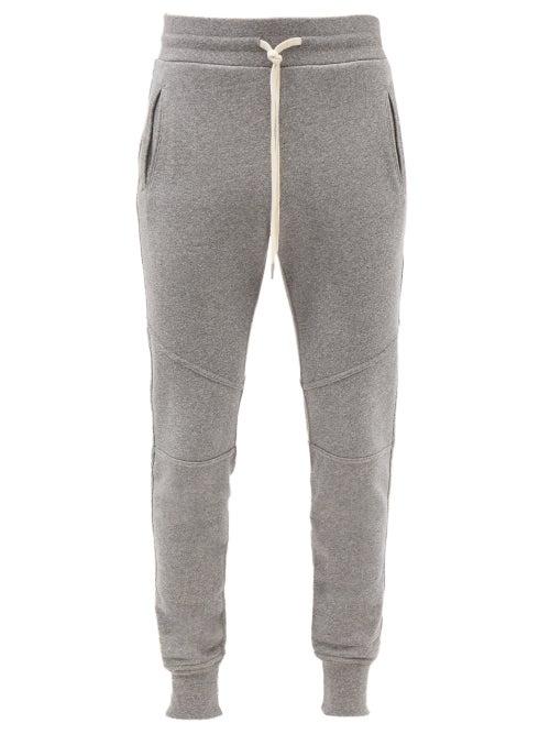 John Elliott - Escobar Cotton-blend Jersey Track Pants - Mens - Grey