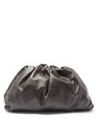 Matchesfashion.com Bottega Veneta - The Pouch Large Leather Clutch Bag - Womens - Brown
