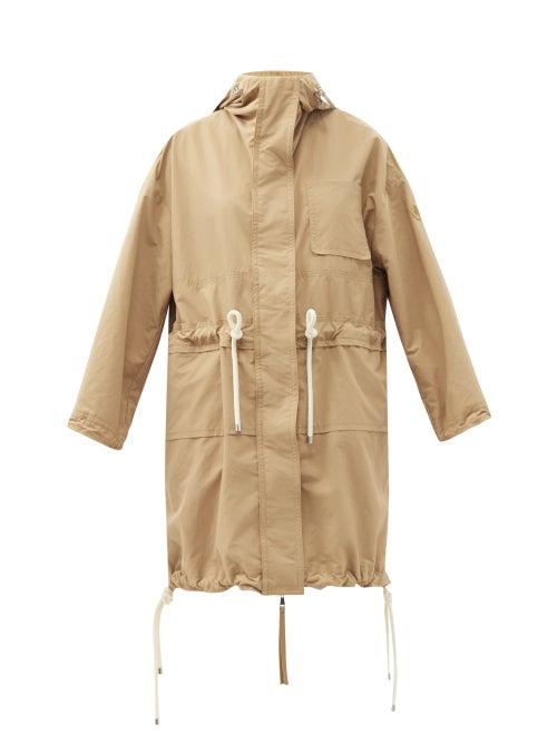 Matchesfashion.com 2 Moncler 1952 - Opal Drawstring Shell Hooded Parka - Womens - Tan
