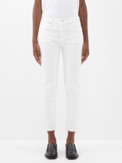 Citizens Of Humanity - Emerson Slim Boyfriend Jeans - Womens - Ecru