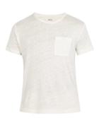 Matchesfashion.com Hecho - Short Sleeved Linen T Shirt - Mens - Ivory