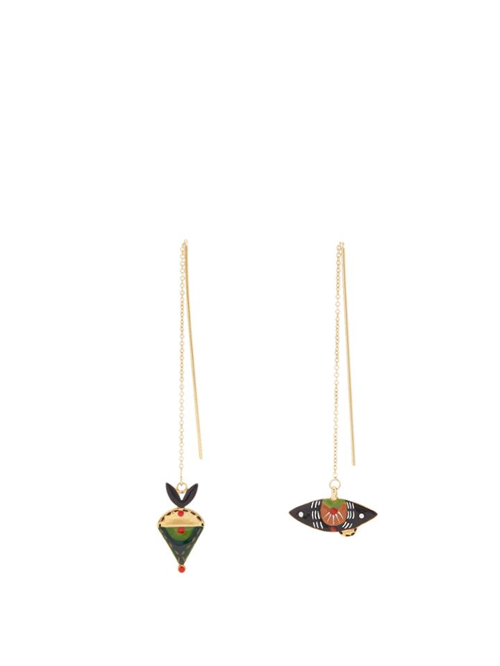 Isabel Marant Ma Vallee Chain-drop Earrings