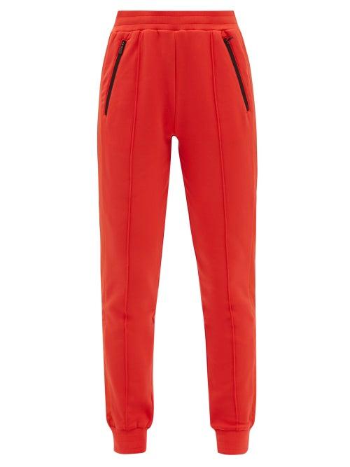 Aztech Mountain - Hut Striped Fleece-jersey Track Pants - Womens - Red