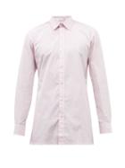 Charvet - Striped Cotton-twill Shirt - Mens - Pink Multi