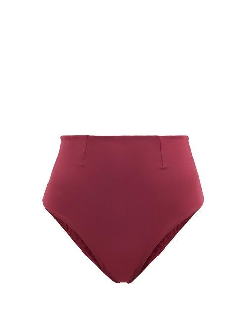 Matchesfashion.com Haight - Vintage High-rise Bikini Briefs - Womens - Burgundy