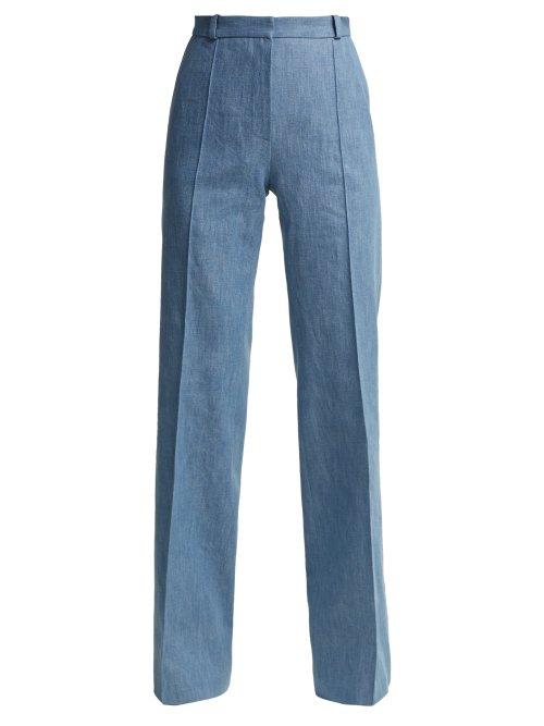 Matchesfashion.com Pallas X Claire Thomson-jonville - Eiffel High Rise Wide Leg Jeans - Womens - Denim