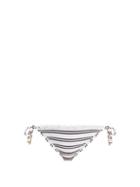Matchesfashion.com Heidi Klein - Bequia Tie Side Bikini Briefs - Womens - White Stripe