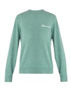 Rag & Bone Victor Logo-embroidered Wool-blend Sweater