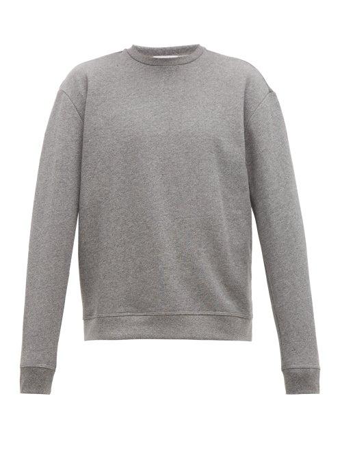 Matchesfashion.com John Elliott - Cotton Blend Sweatshirt - Mens - Dark Grey