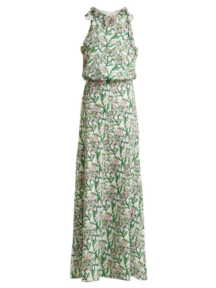 Dodo Bar Or Mariangela Floral-print Crepe Dress