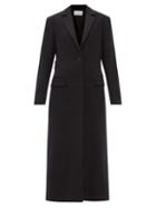 Raey - Martingale-belt Longline Wool Tuxedo Coat - Womens - Navy