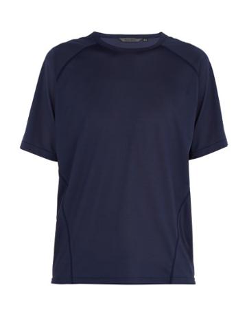 Matchesfashion.com Teton Bros - Stretch Mesh T Shirt - Mens - Navy