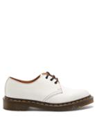 Matchesfashion.com Comme Des Garons Comme Des Garons - X Dr. Martens Leather Derby Shoes - Womens - White