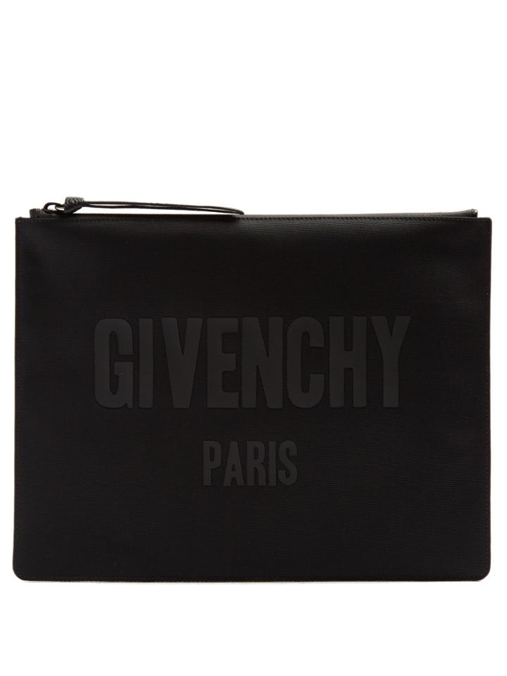 Givenchy Logo-print Canvas Pouch