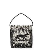 Matchesfashion.com The Row - Pochette Beaded Clutch - Womens - Black White