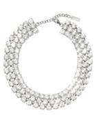 Saint Laurent - Crystal Cup-chain Choker - Womens - Crystal