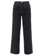 Matchesfashion.com Totme - Flair High-rise Wide-leg Jeans - Womens - Grey