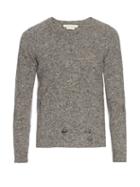 Marc Jacobs Olympia Distressed Wool And Cashmere-blend Sweater