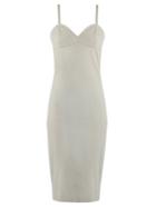 Matchesfashion.com Max Mara - Ginosa Dress - Womens - Light Grey