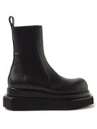 Rick Owens - Beatle Turbo Cyclops Leather Boots - Womens - Black