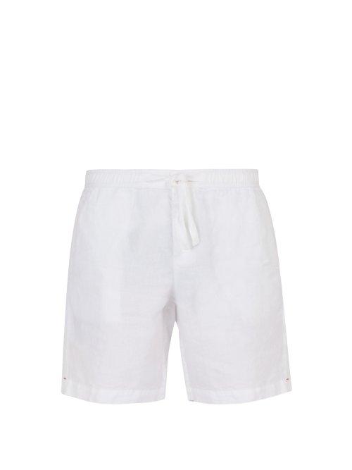 Matchesfashion.com Orlebar Brown - Harten Linen Shorts - Mens - White