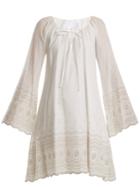 Athena Procopiou Sunday Morning Embroidered A-line Dress