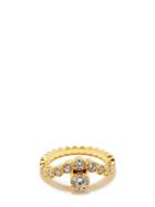 Sophie Bille Brahe - Celestine Grace Diamond & 18kt Gold Ring - Womens - Yellow Gold